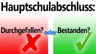 Schaffst du den Hauptschulabschluss?