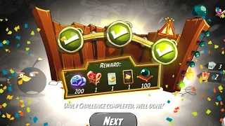 Angry Birds 2 Daily Challenge Today  How To beat Bomb Blast Saturday Daily Challenge Today 456#23032