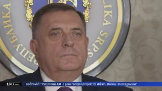 DODIK SE DANAS IZVINJAVAO U SUDU BOSNE I HERCEGOVINE