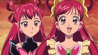 {HQ} Yes Precure 5| The Girls Defeat The Dark Cures (Movie Clip, Attack SFX)