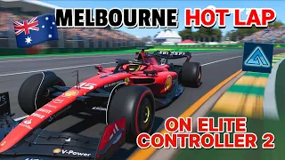 Hot Lap around Melbourne in the Ferrari SF23 (ELITE 2 Controller) 1:18.616 🇦🇺