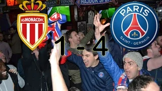 French Ligue Cup Finals AS Monaco vs Paris Saint Germain  (1-4) NYC Fans Reactions 4/1/2017