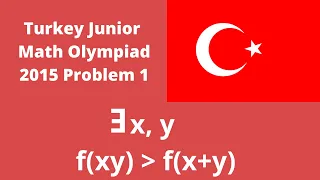 Turkey Junior National Math Olympiad 2015 P1 - An important functions trick