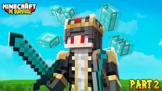 How I Made This Armor With All Enchantments | MCPE Survival EP: 2