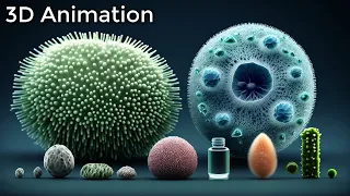 Microorganisms Size Comparison