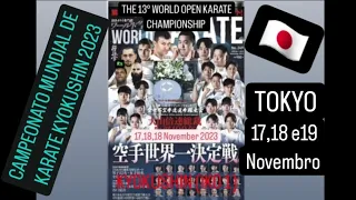 The 13°The World open tournament Karatê Kyokushin championship 2023 Japan Tokyo-Mundial Kyokushin