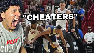 Heat Fan Reacts To New Orlean Pelicans Vs Miami Heat | FULL GAME HIGHLIGHTS