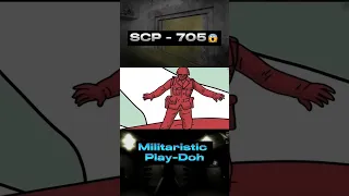 SCP-705: Militaristic Play-Doh X Part 1 #scp #scpfoundation #viral #shorts #animation