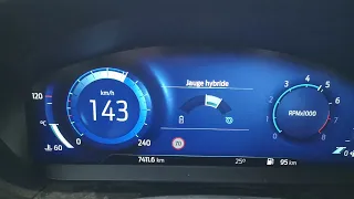 Ford Focus 2022 1.0 Flexifuel mHEV 125 0-100 km/h acceleration