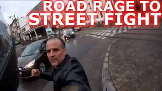 STREET FIGHT is coming when road rage goes wrong. Always avoid it !!!