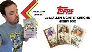 Case HIT Autos?!! 2022 Allen & Ginter Chrome Topps Baseball Box LOADS of Numbered Parallels!!