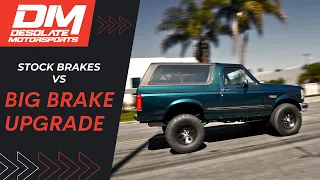 Comparison: Desolate Big Brake Kit vs Stock Bronco Brakes