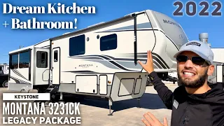 Dream Kitchen + Bathroom | 2022 Keystone Montana 3231CK with Legacy Package