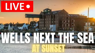 🔴 Wells-Next-The-Sea - Harbour & Beach Tour LIVE AT SUNSET