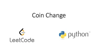 Leetcode - Coin Change (Python)
