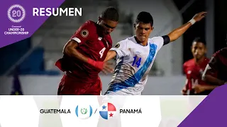 Campeonato Sub-20 de la Concacaf 2022 | Resumen | Guatemala vs Panamá