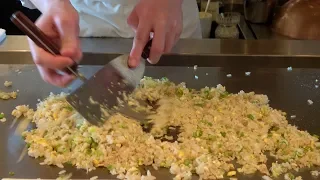 Fried rice teppanyaki style