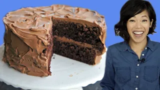 The BEST CHOCOLATE CAKE?!  SOURDOUGH Chocolate Cake with Chocolate Buttercream | FERMENTED