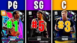 RANKING THE TOP 5 BEST CARDS AT EACH POSITION IN NBA 2K24 MyTEAM!! (INCLUDING GAMBLING CARDS)