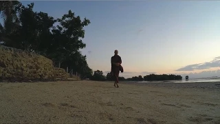 Bhante Ven Rakkhita Samanera or Brother Ben in Barangay Palawan Philippines