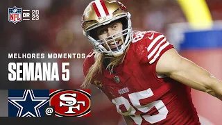 Dallas COWBOYS x San Francisco 49ERS | Melhores Momentos | Semana 5 | NFL Brasil