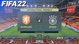 FIFA 22 - Netherlands vs. Germany (International Friendly)