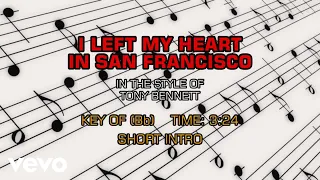 Tony Bennett - I Left My Heart In San Francisco (Karaoke)