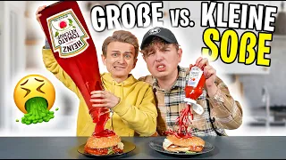 Kleine Soße  VS große Soße! 🤢mit Smiley