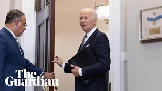 Joe Biden comments on supreme court decision on US student debt relief program – watch live