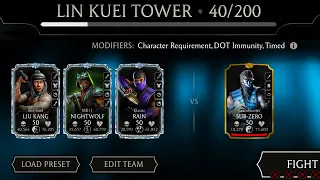 Lin Kuei Tower Boss Battle 40 Fight & Reward. MK Mobile.