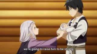 Hiraku and Lu became papa and mama | Isekai Nonbiri Nouka