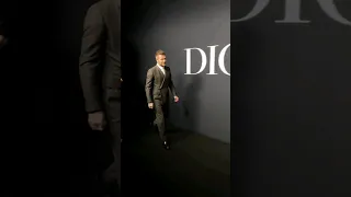 #davidbeckham #beckham #dior #diormenfall #diorhomme #fallwinter2023 #pfw #fashionweek