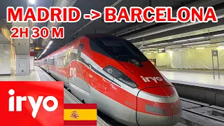 IRYO Espana High Speed Train from MADRID to BARCELONA | TRIP REPORT