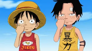 One Piece Luffy and Ace awal mula berteman