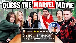 Guess the MARVEL Movie by BAD REVIEWS ft. Valkyrae, TinaKitten & More