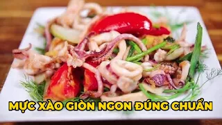 Mách chị em nội trợ bí quyết xào mực giòn ngon, không tanh đơn giản dễ làm - Kênh Hướng Dẫn