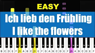 [Piano Tutorial] Ich lieb den Frühling - I like the flowers