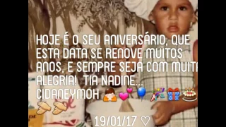 Homenagem a mãe do Neymarjr  Tia NADINE