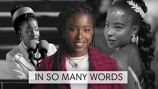 Amanda Gorman On Being A Young Poet & Advice From Oprah Winfrey | In So Many Words | Harper's BAZAAR