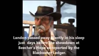 Red Dead Redemption: The Characters: After You Beat the Game [SPOILERS!!]