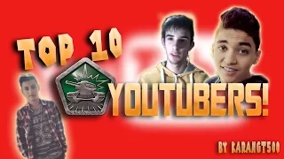 Top 10 Most Subscribed TANKI YouTubers (English Fan Channels) - Tanki Online