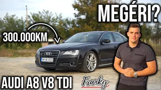 "Megéri?" - AUDI A8 V8 TDI (351LE!!) HASZNÁLTTESZT - 300.000Km