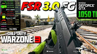 Call of Duty Warzone 3 - Official FSR 3.0 Frame Generation Update - GTX 1050Ti