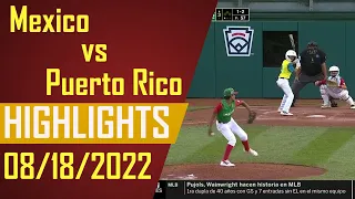 Little League World Series 2022 - Mexico vs Puerto Rico Highlights | LLWS 2022 (8/18/2022)