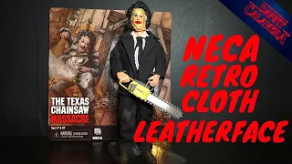 NECA Retro Cloth The Texas Chainsaw Massacre Leatherface Figure Review