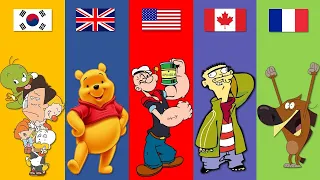 Cartoons From Different Countries | Pt.7