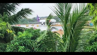 Recorded On cam: Fedex aircraft overshoots runway at Mumbai airport |Cyclone Nisarga after effect |