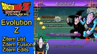 How to use Evolution Z - Dragon Ball Z Budokai Tenkaichi 1