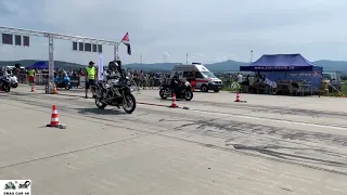 BMW R 1200 GS vs SUZUKI HAYABUSA 🏍🚦 drag race 1/4 mile - 4K