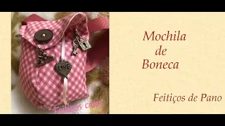 MOCHILA BONECA - Programa Feitiços com Mara Couto - 27/08/2020